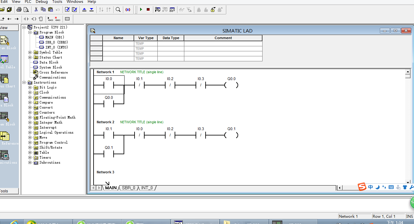 Q050-三相异步电动机的正反转及顺序控制电路的设计【西门子PLC编程及仿真】